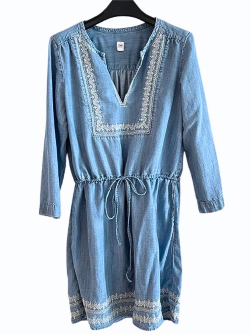 Gap Embroidered Boho Dress with Pockets